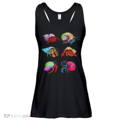 Hermit Crab Design For Hermit Crab Lovers Ladies Essential Flowy Tank