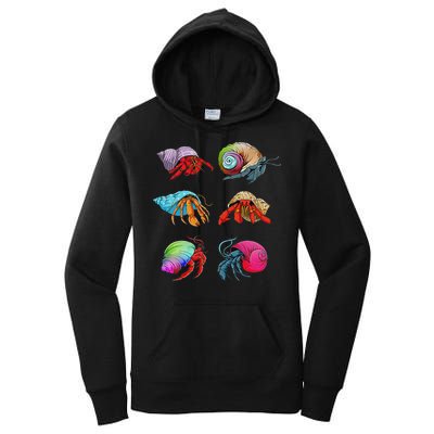 Hermit Crab Design For Hermit Crab Lovers Women's Pullover Hoodie