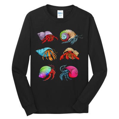 Hermit Crab Design For Hermit Crab Lovers Tall Long Sleeve T-Shirt