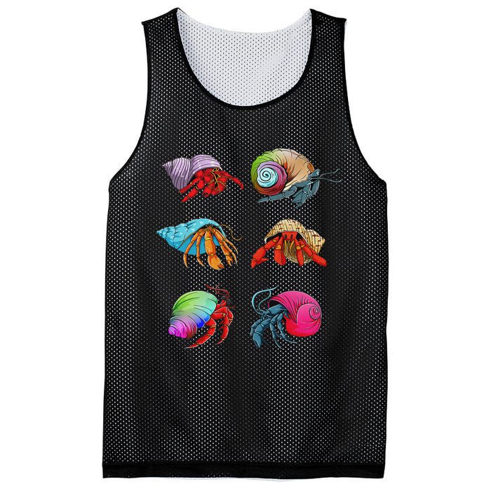 Hermit Crab Design For Hermit Crab Lovers Mesh Reversible Basketball Jersey Tank