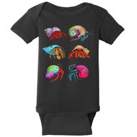 Hermit Crab Design For Hermit Crab Lovers Baby Bodysuit