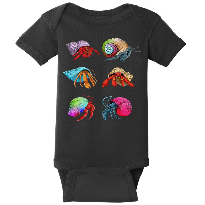 Hermit Crab Design For Hermit Crab Lovers Baby Bodysuit