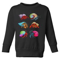 Hermit Crab Design For Hermit Crab Lovers Toddler Sweatshirt