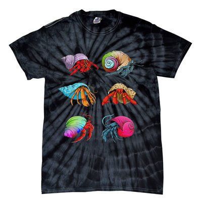 Hermit Crab Design For Hermit Crab Lovers Tie-Dye T-Shirt