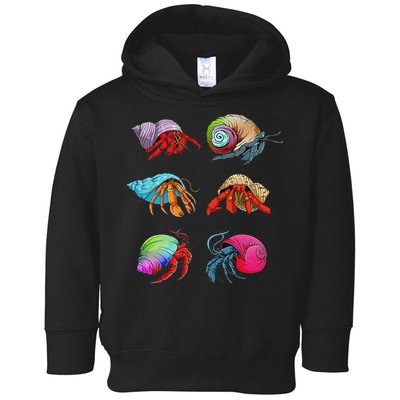 Hermit Crab Design For Hermit Crab Lovers Toddler Hoodie