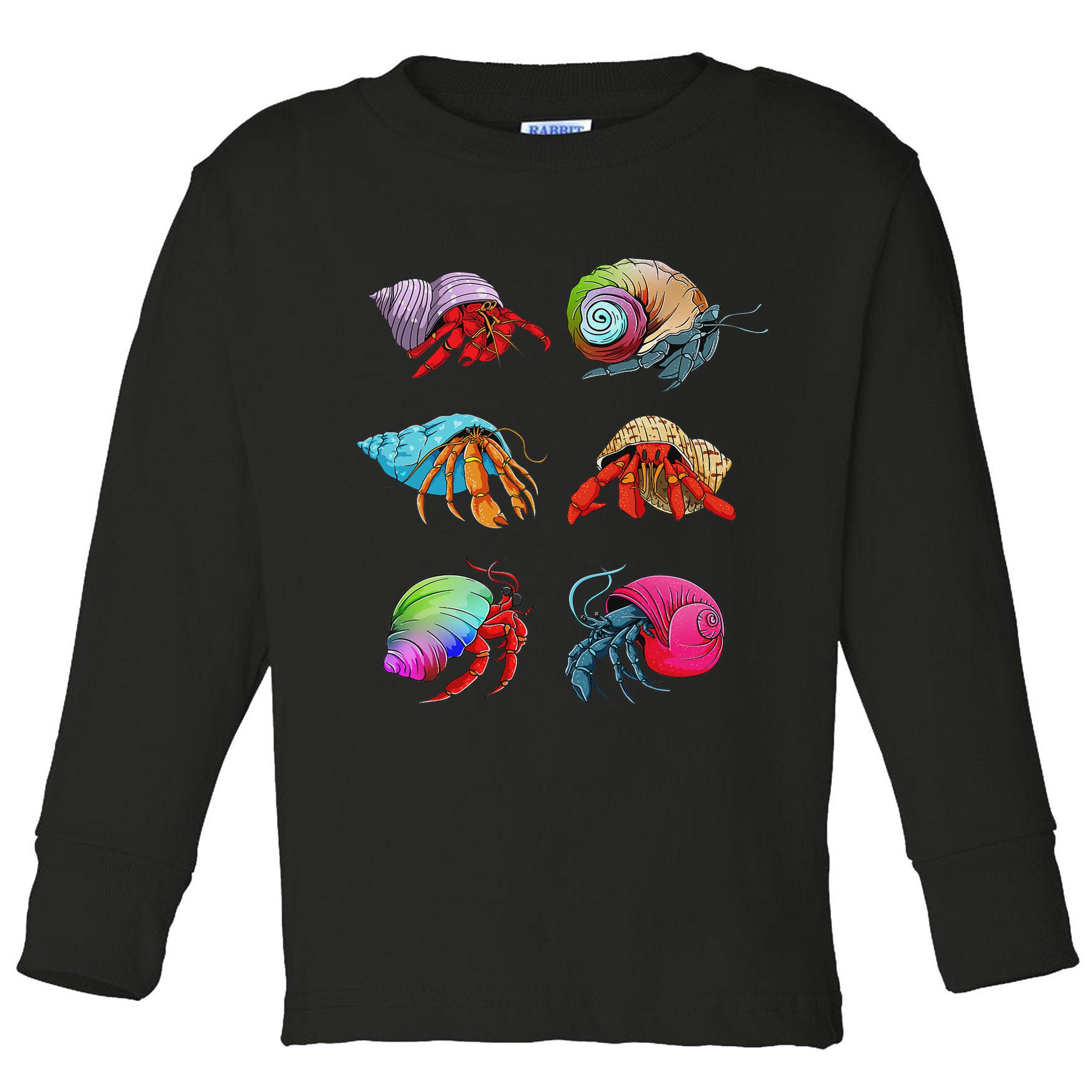 Hermit Crab Design For Hermit Crab Lovers Toddler Long Sleeve Shirt