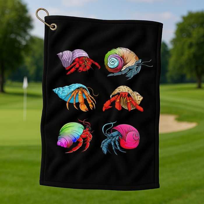 Hermit Crab Design For Hermit Crab Lovers Golf Towel