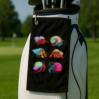 Hermit Crab Design For Hermit Crab Lovers Golf Towel