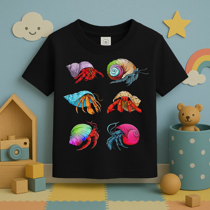 Hermit Crab Design For Hermit Crab Lovers Toddler T-Shirt