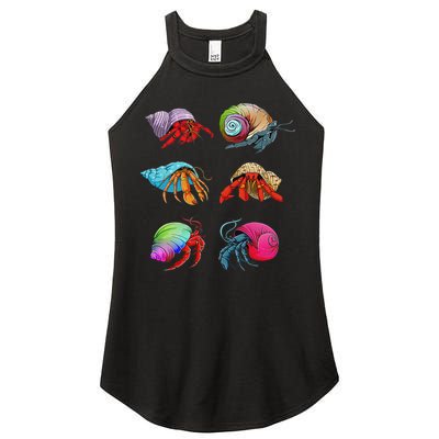 Hermit Crab Design For Hermit Crab Lovers Women's Perfect Tri Rocker Tank