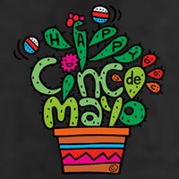 Happy Cinco De Mayo Cactus Adult Drive Performance Visor