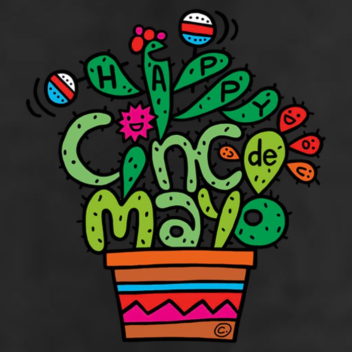 Happy Cinco De Mayo Cactus Adult Drive Performance Visor