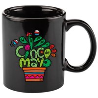 Happy Cinco De Mayo Cactus 11oz C Handle Ceramic Mug