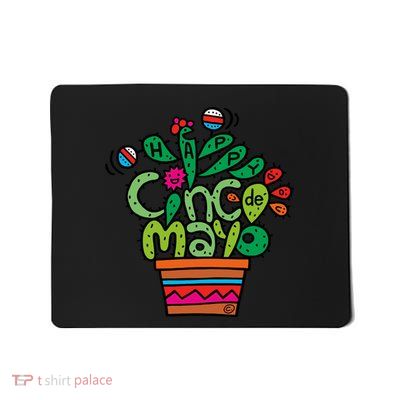 Happy Cinco De Mayo Cactus Mousepad