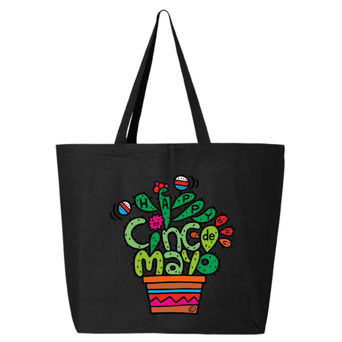 Happy Cinco De Mayo Cactus 25L Jumbo Tote