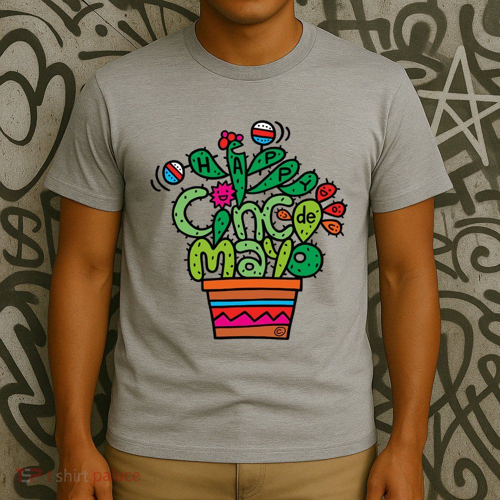 Happy Cinco De Mayo Cactus T-Shirt