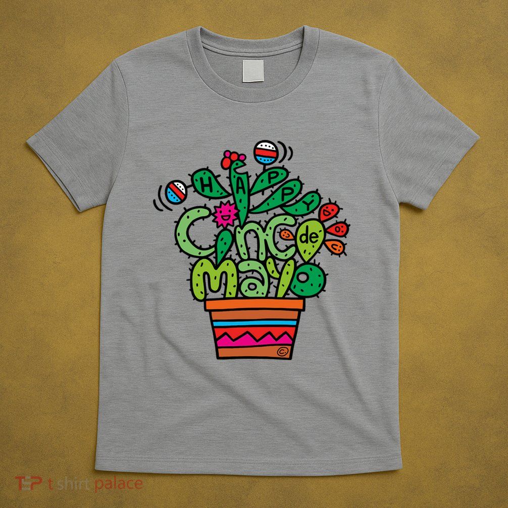 Happy Cinco De Mayo Cactus T-Shirt