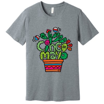 Happy Cinco De Mayo Cactus Premium T-Shirt