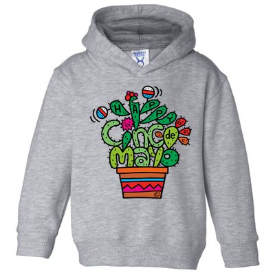 Happy Cinco De Mayo Cactus Toddler Hoodie