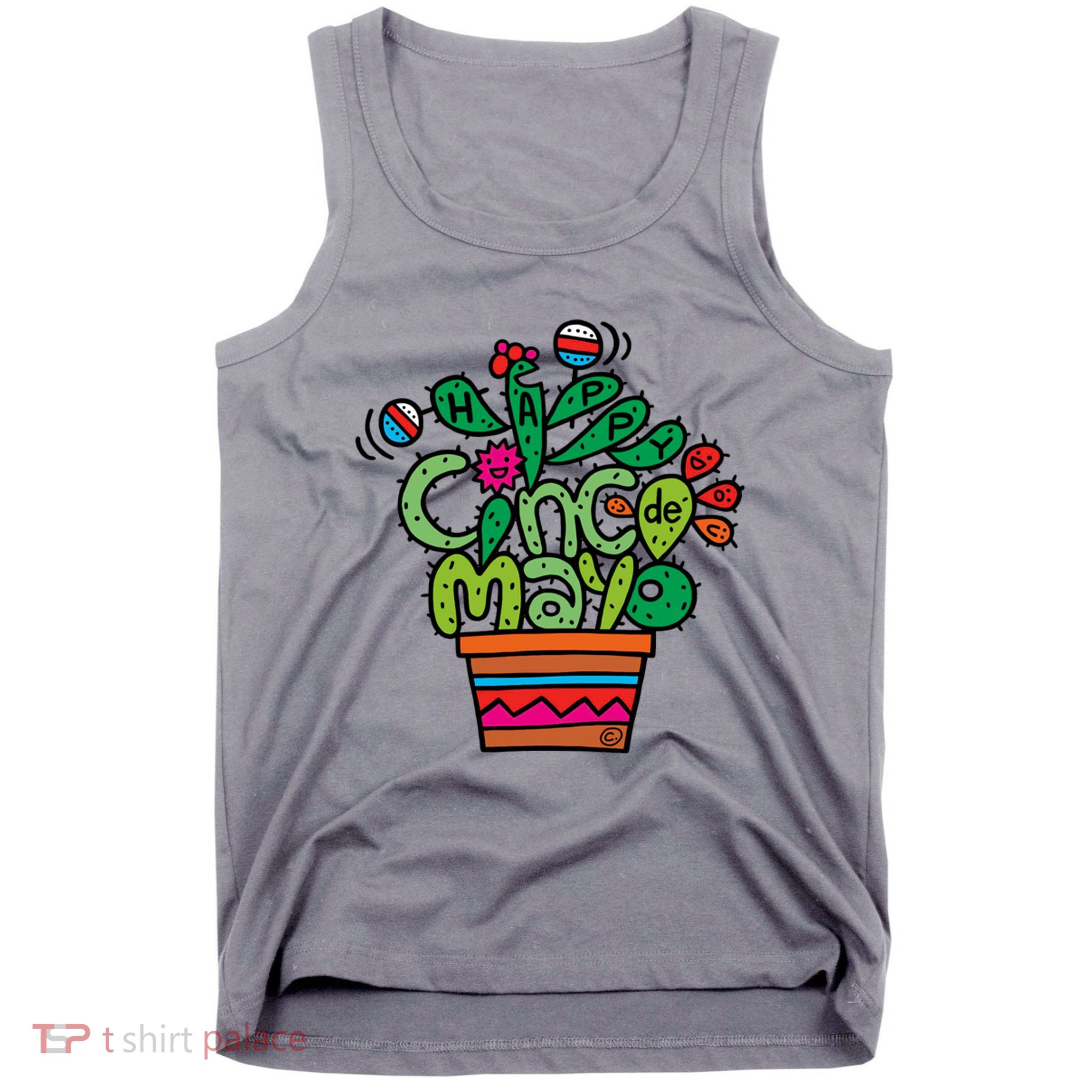Happy Cinco De Mayo Cactus Tank Top