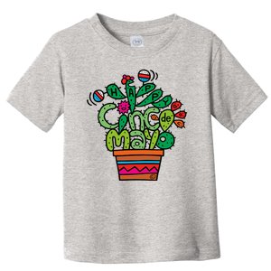 Happy Cinco De Mayo Cactus Toddler T-Shirt