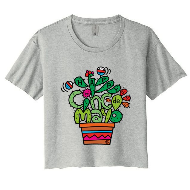 Happy Cinco De Mayo Cactus Crop Top