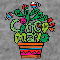 Happy Cinco De Mayo Cactus Womens T-Shirt