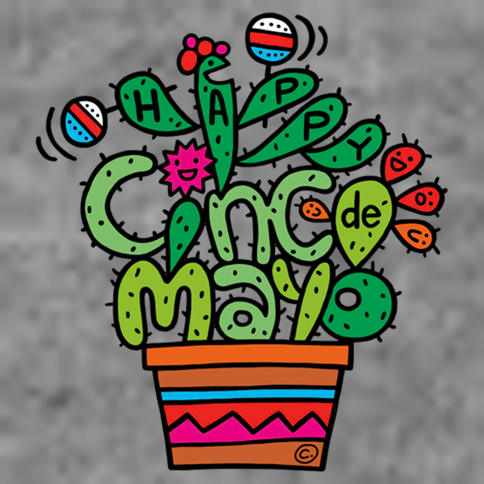 Happy Cinco De Mayo Cactus Womens T-Shirt