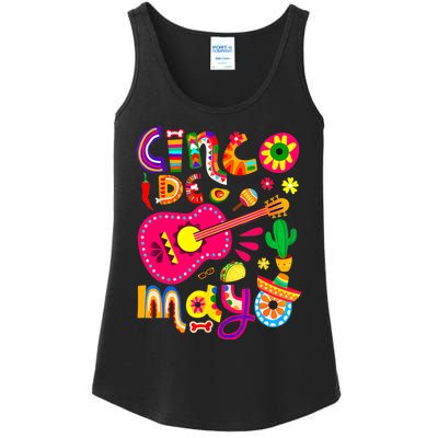 Happy Cinco De Mayo Mexican Fiesta 5 De Mayo Ladies Essential Tank