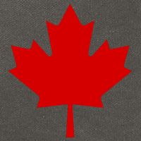 Happy Canada Day Canada Flag Cotton Canvas Backpack