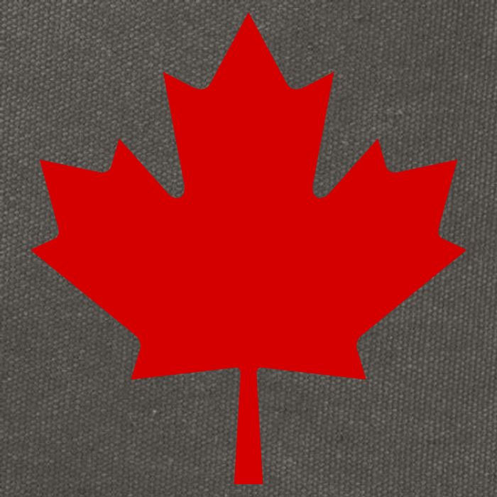 Happy Canada Day Canada Flag Cotton Canvas Backpack