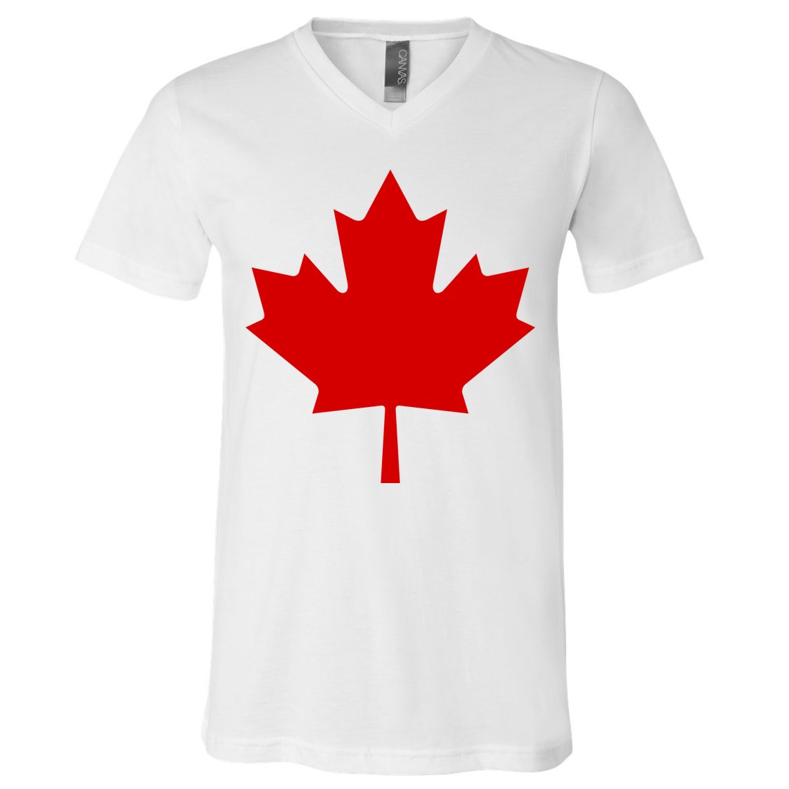 Happy Canada Day Canada Flag V-Neck T-Shirt