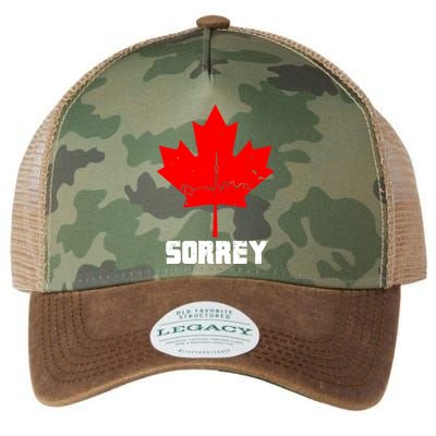 Happy Canada Day Sorrey Canada Canadian Maple Leaf Sorry Legacy Tie Dye Trucker Hat
