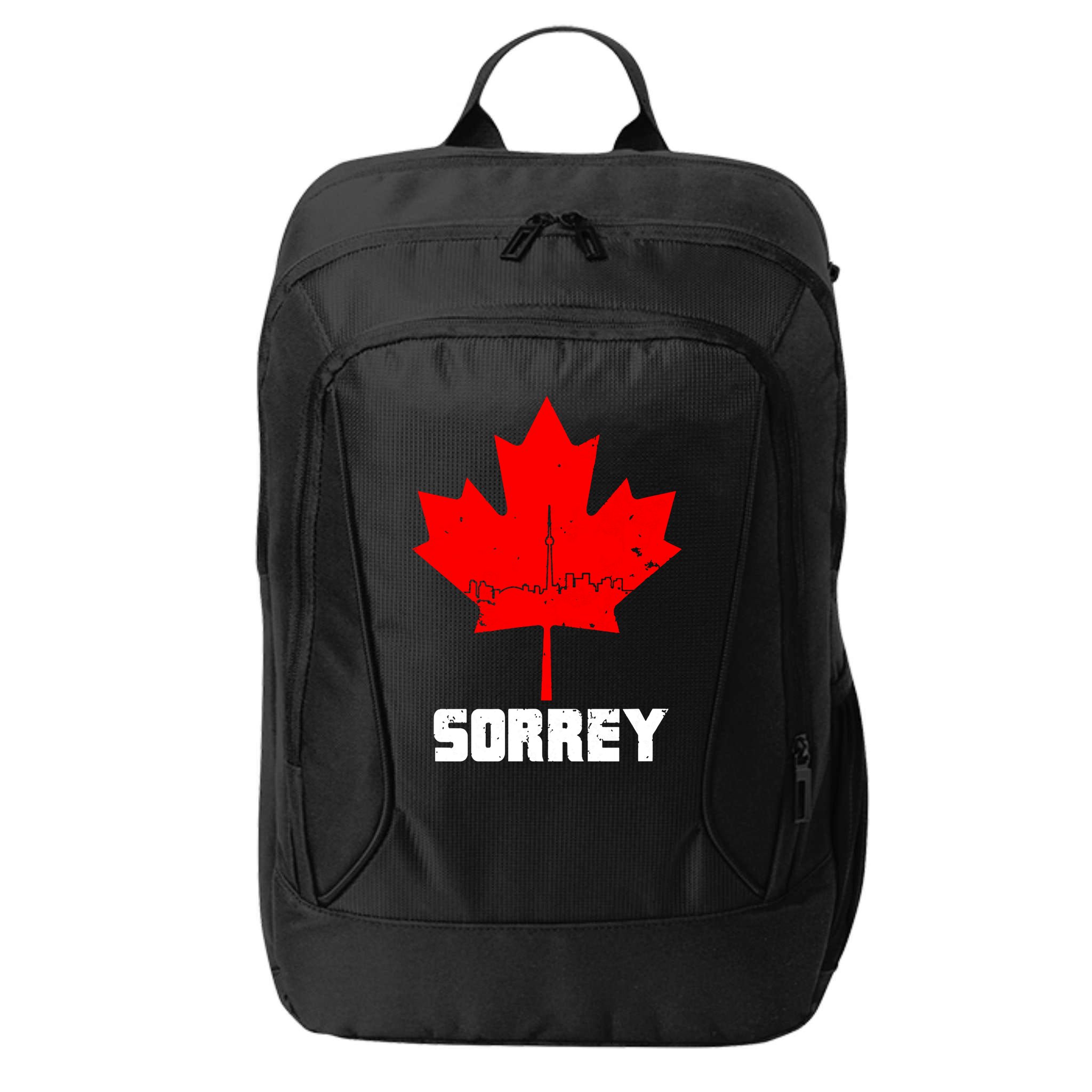 Happy Canada Day Sorrey Canada Canadian Maple Leaf Sorry City Backpack