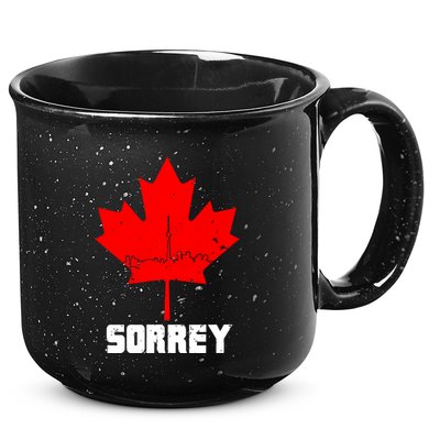 Happy Canada Day Sorrey Canada Canadian Maple Leaf Sorry 15oz Campfire Ceramic Mug