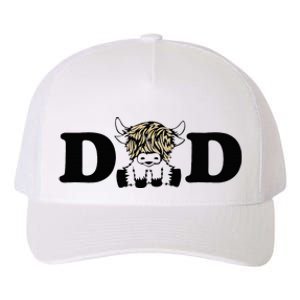 Highland Cow Dad Yupoong Adult 5-Panel Trucker Hat