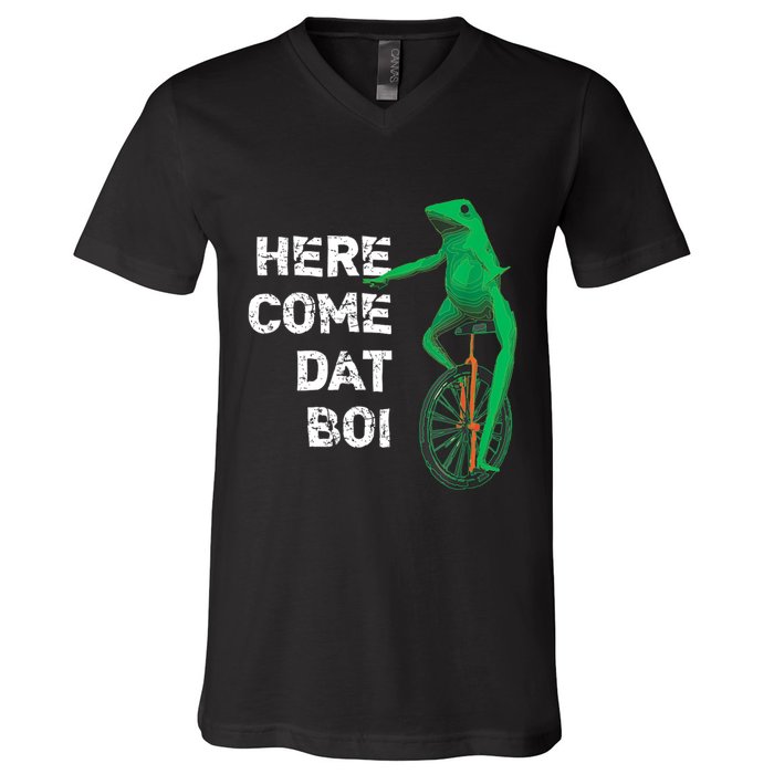 Here Come Dat Boi V-Neck T-Shirt
