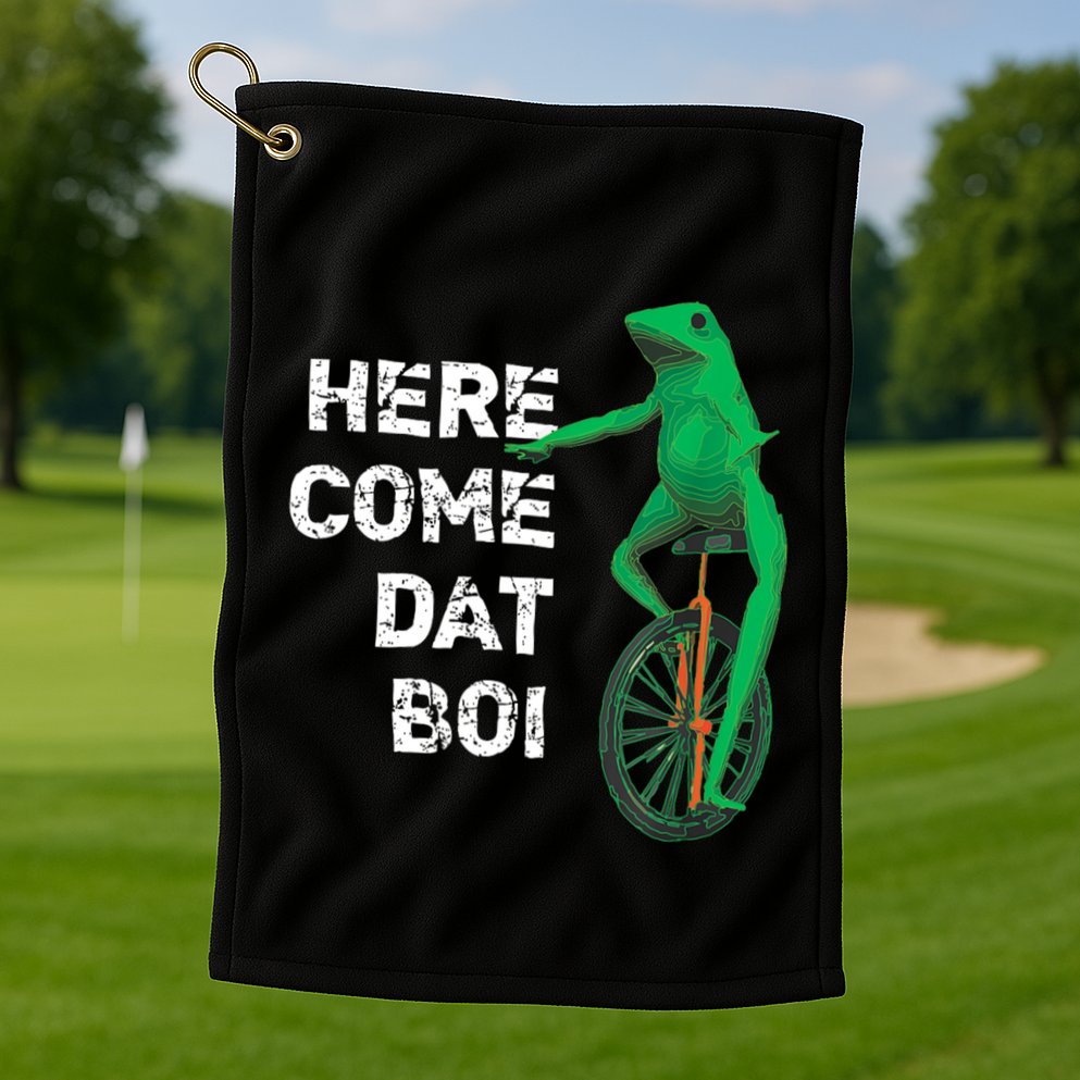 Here Come Dat Boi Golf Towel