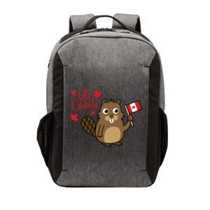 Happy Canada Day Funny Canadian Groundhog Flag Vector Backpack