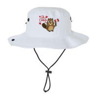 Happy Canada Day Funny Canadian Groundhog Flag Legacy Cool Fit Booney Bucket Hat