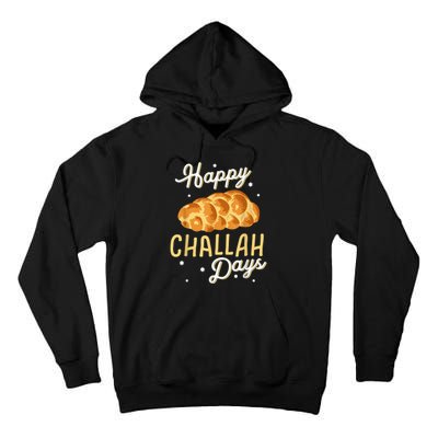 Happy Challah Days Hanukkah Chanukah Funny Jewish Bread Tall Hoodie