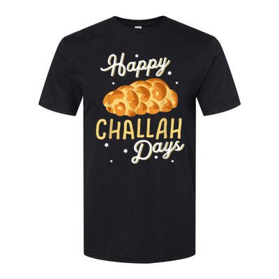 Happy Challah Days Hanukkah Chanukah Funny Jewish Bread Softstyle® CVC T-Shirt