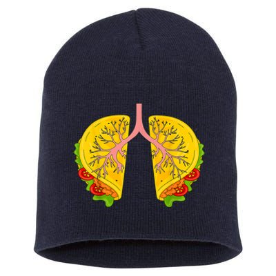 Happy Cinco De Mayo Taco Lungs Respiratory Therapist RT Short Acrylic Beanie