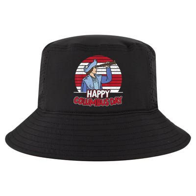 Happy Columbus Day Christopher Columbus Italian Navigator TShirt Cool Comfort Performance Bucket Hat