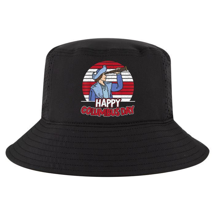 Happy Columbus Day Christopher Columbus Italian Navigator TShirt Cool Comfort Performance Bucket Hat