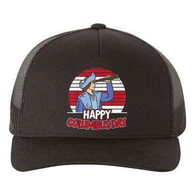 Happy Columbus Day Christopher Columbus Italian Navigator TShirt Yupoong Adult 5-Panel Trucker Hat