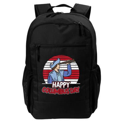Happy Columbus Day Christopher Columbus Italian Navigator TShirt Backpack