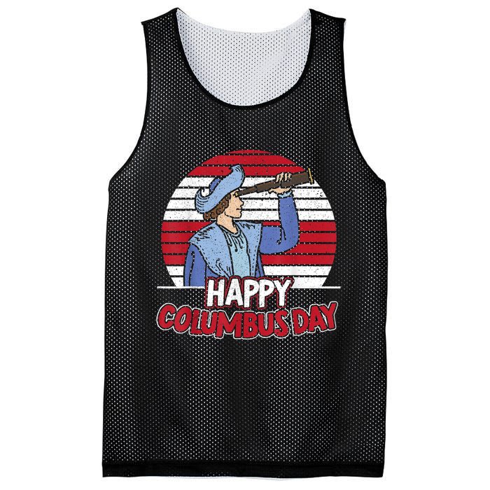 Happy Columbus Day Christopher Columbus Italian Navigator TShirt Mesh Reversible Basketball Jersey Tank