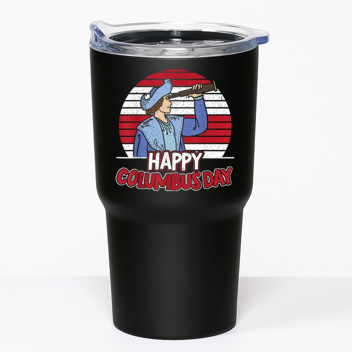 Happy Columbus Day Christopher Columbus Italian Navigator TShirt Tumbler