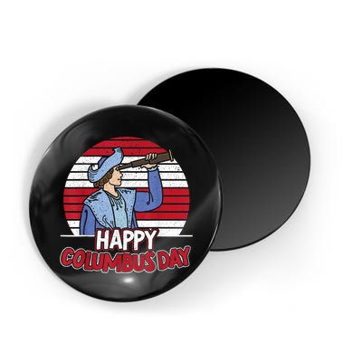 Happy Columbus Day Christopher Columbus Italian Navigator TShirt Magnet